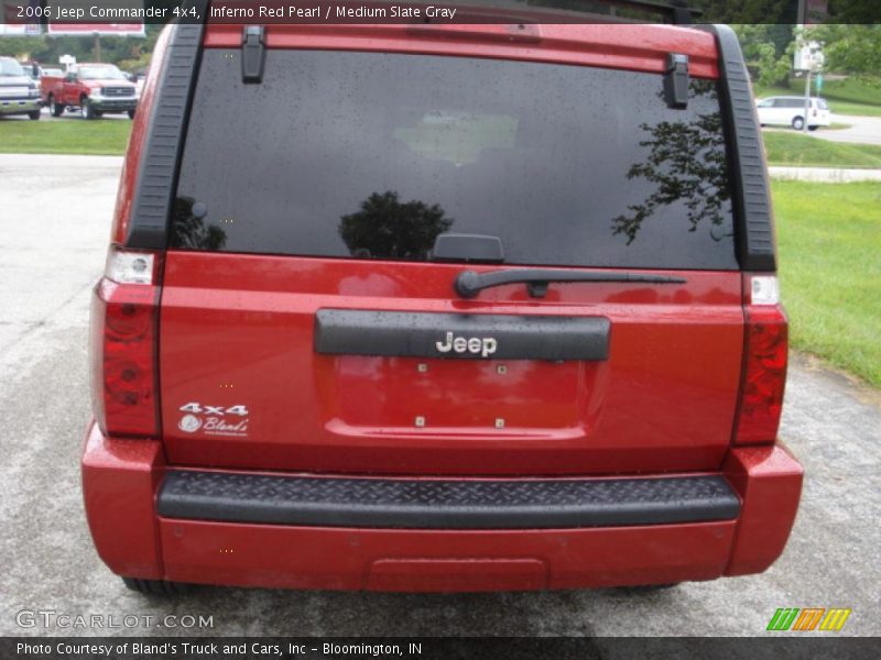 Inferno Red Pearl / Medium Slate Gray 2006 Jeep Commander 4x4