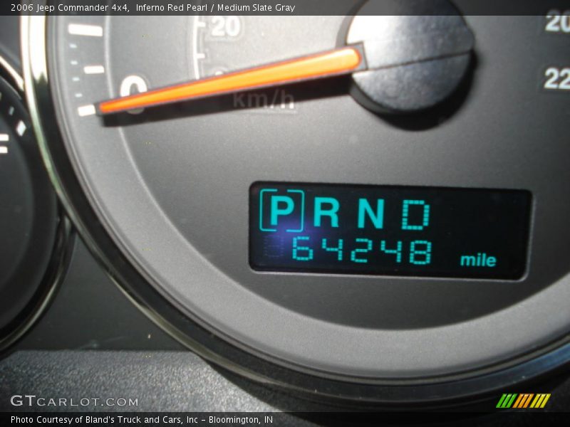 Inferno Red Pearl / Medium Slate Gray 2006 Jeep Commander 4x4
