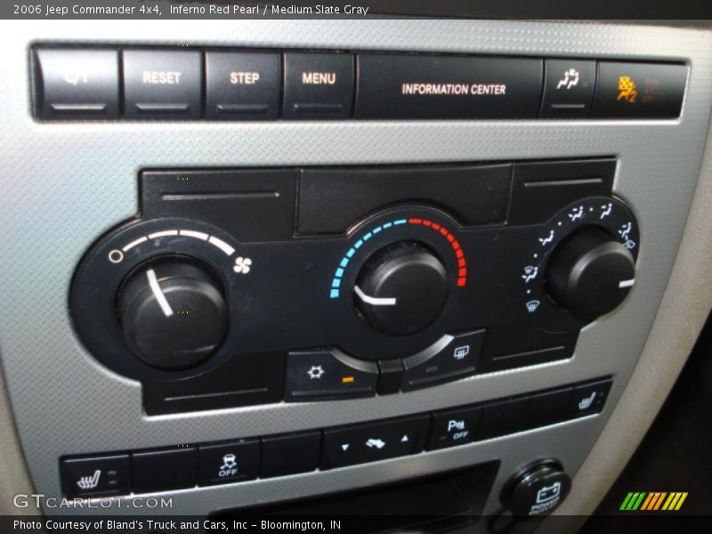 Inferno Red Pearl / Medium Slate Gray 2006 Jeep Commander 4x4
