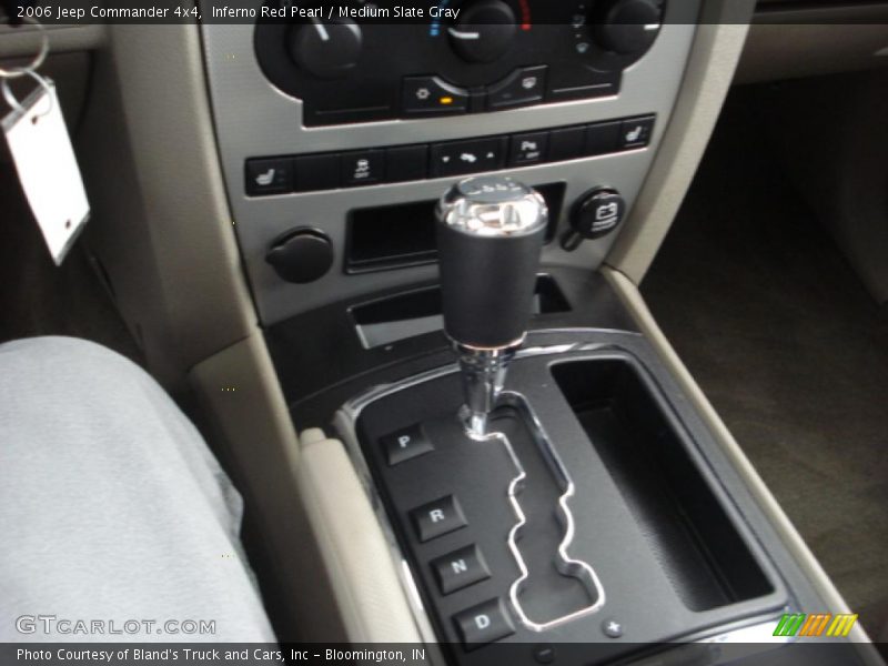 Inferno Red Pearl / Medium Slate Gray 2006 Jeep Commander 4x4