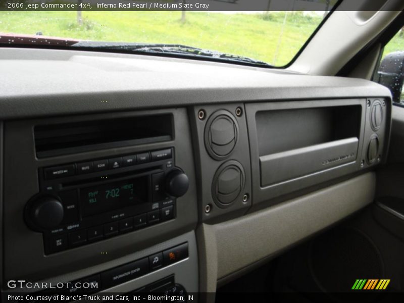 Inferno Red Pearl / Medium Slate Gray 2006 Jeep Commander 4x4