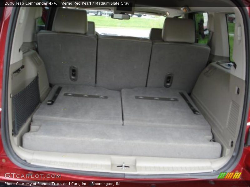 Inferno Red Pearl / Medium Slate Gray 2006 Jeep Commander 4x4