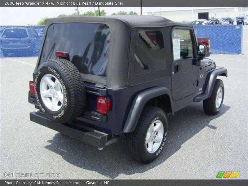 Midnight Blue Pearl / Dark Slate Gray 2006 Jeep Wrangler X 4x4
