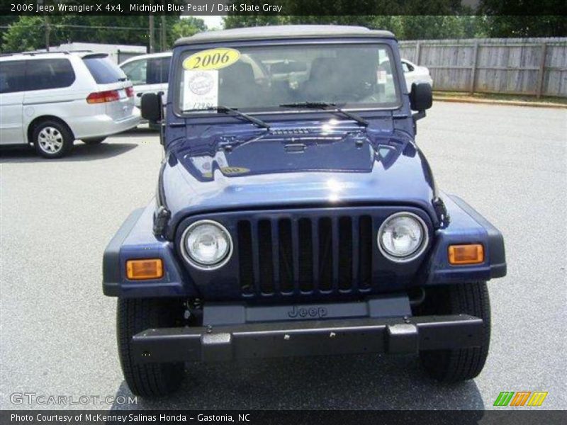 Midnight Blue Pearl / Dark Slate Gray 2006 Jeep Wrangler X 4x4