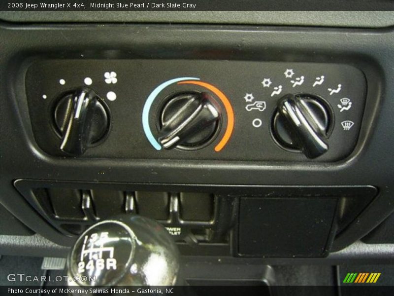 Midnight Blue Pearl / Dark Slate Gray 2006 Jeep Wrangler X 4x4