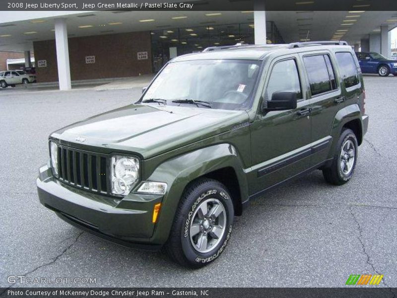 Jeep Green Metallic / Pastel Slate Gray 2008 Jeep Liberty Sport