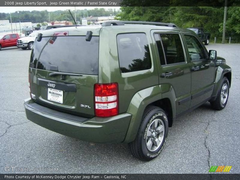 Jeep Green Metallic / Pastel Slate Gray 2008 Jeep Liberty Sport