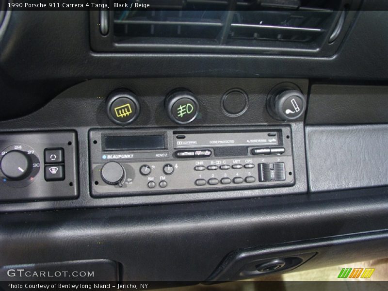 Black / Beige 1990 Porsche 911 Carrera 4 Targa