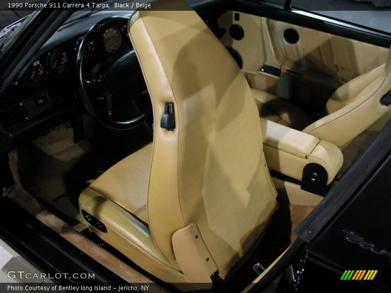Black / Beige 1990 Porsche 911 Carrera 4 Targa