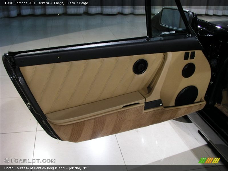 Black / Beige 1990 Porsche 911 Carrera 4 Targa