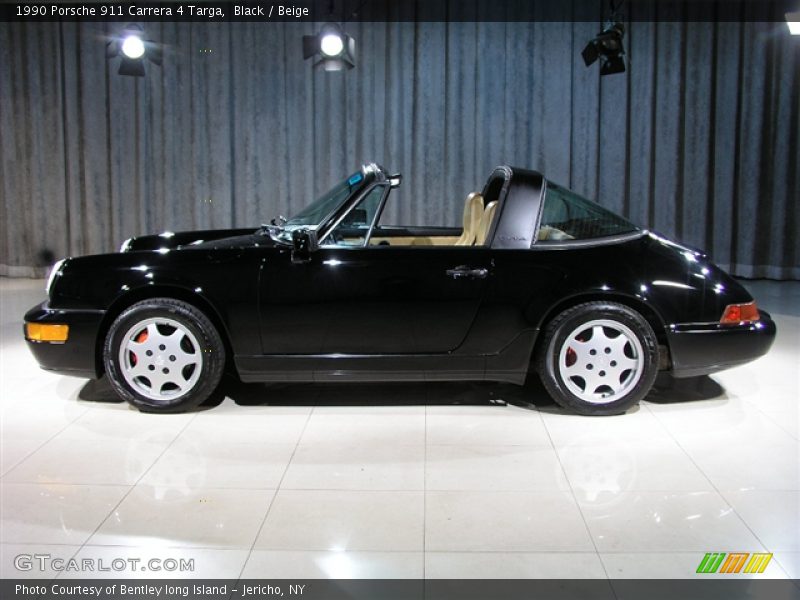 Black / Beige 1990 Porsche 911 Carrera 4 Targa