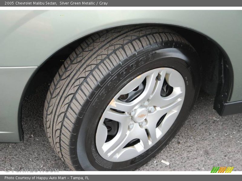 Silver Green Metallic / Gray 2005 Chevrolet Malibu Sedan