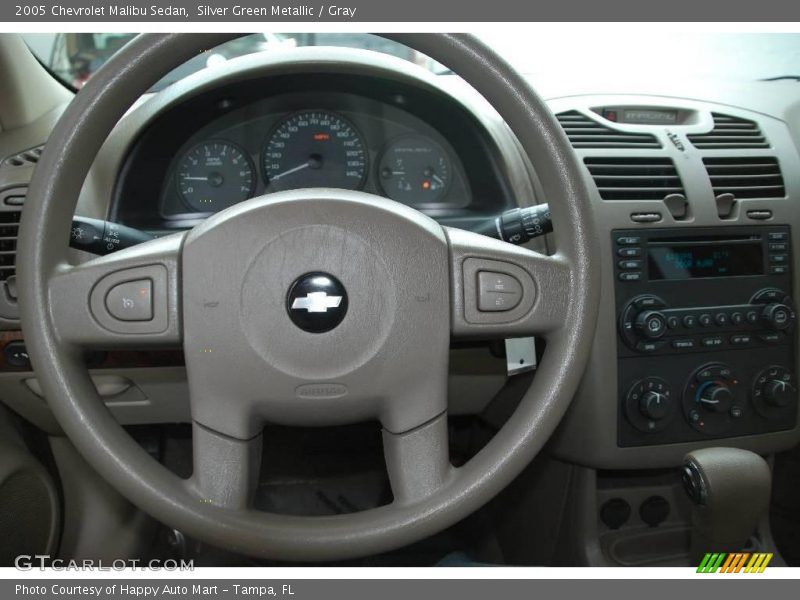 Silver Green Metallic / Gray 2005 Chevrolet Malibu Sedan