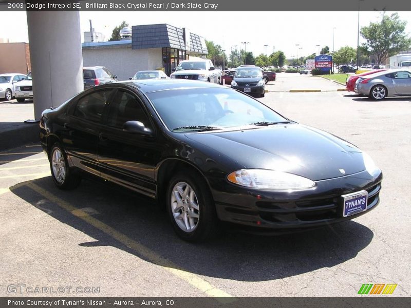 Brilliant Black Crystal Pearl / Dark Slate Gray 2003 Dodge Intrepid SE