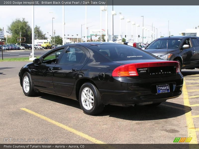 Brilliant Black Crystal Pearl / Dark Slate Gray 2003 Dodge Intrepid SE