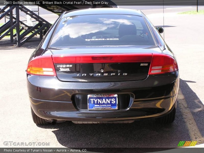 Brilliant Black Crystal Pearl / Dark Slate Gray 2003 Dodge Intrepid SE