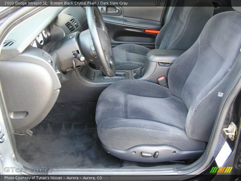 Brilliant Black Crystal Pearl / Dark Slate Gray 2003 Dodge Intrepid SE