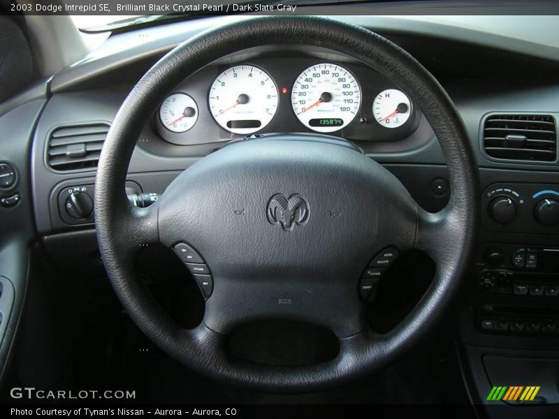 Brilliant Black Crystal Pearl / Dark Slate Gray 2003 Dodge Intrepid SE