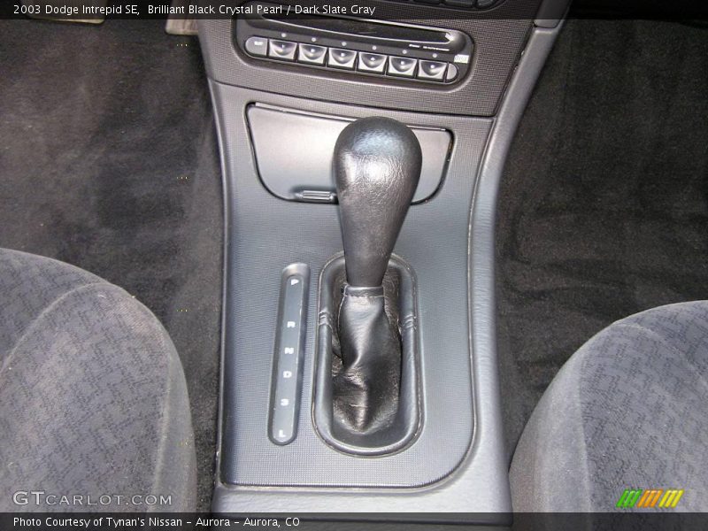 Brilliant Black Crystal Pearl / Dark Slate Gray 2003 Dodge Intrepid SE
