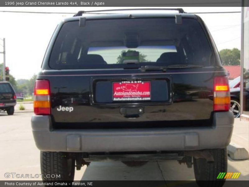 Black / Agate 1996 Jeep Grand Cherokee Laredo 4x4