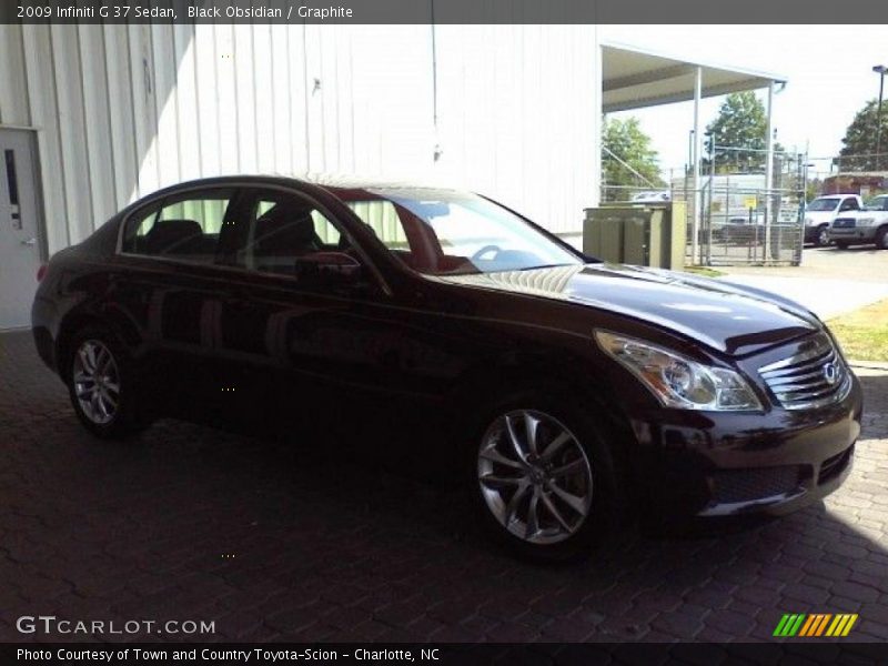 Black Obsidian / Graphite 2009 Infiniti G 37 Sedan