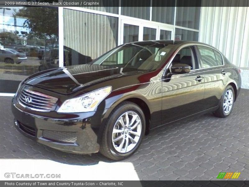 Black Obsidian / Graphite 2009 Infiniti G 37 Sedan