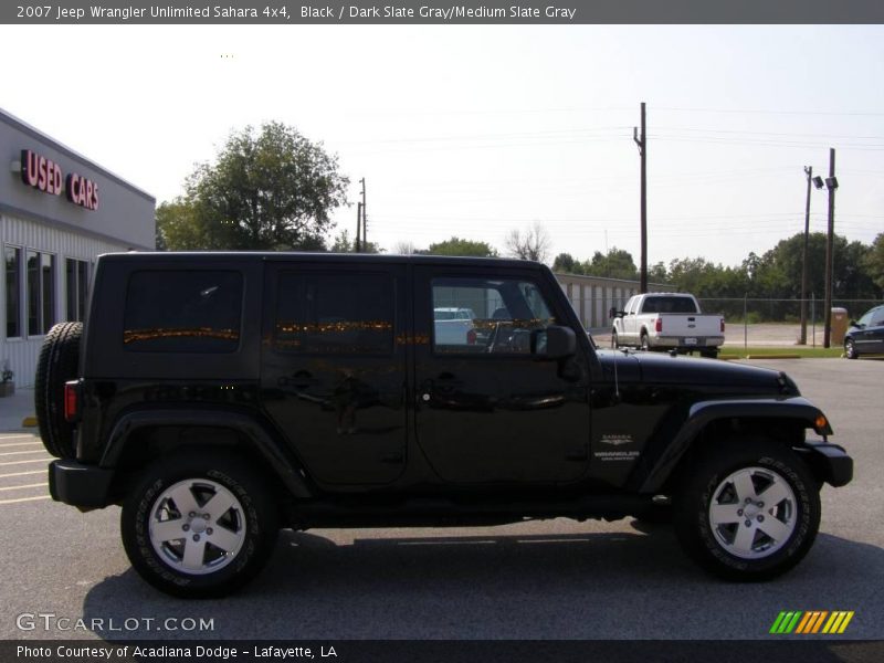 Black / Dark Slate Gray/Medium Slate Gray 2007 Jeep Wrangler Unlimited Sahara 4x4