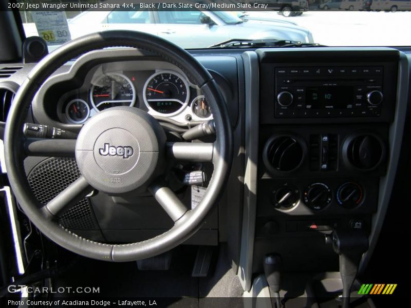 Black / Dark Slate Gray/Medium Slate Gray 2007 Jeep Wrangler Unlimited Sahara 4x4