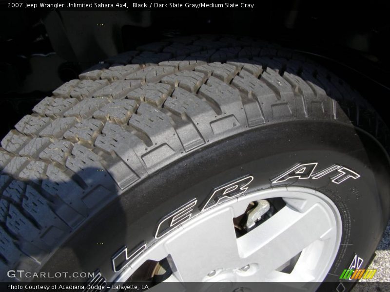 Black / Dark Slate Gray/Medium Slate Gray 2007 Jeep Wrangler Unlimited Sahara 4x4
