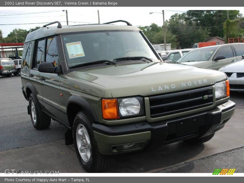Veinna Green / Bahama Beige 2001 Land Rover Discovery SE7