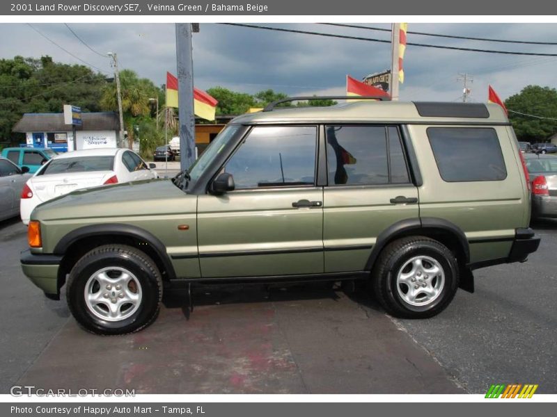 Veinna Green / Bahama Beige 2001 Land Rover Discovery SE7