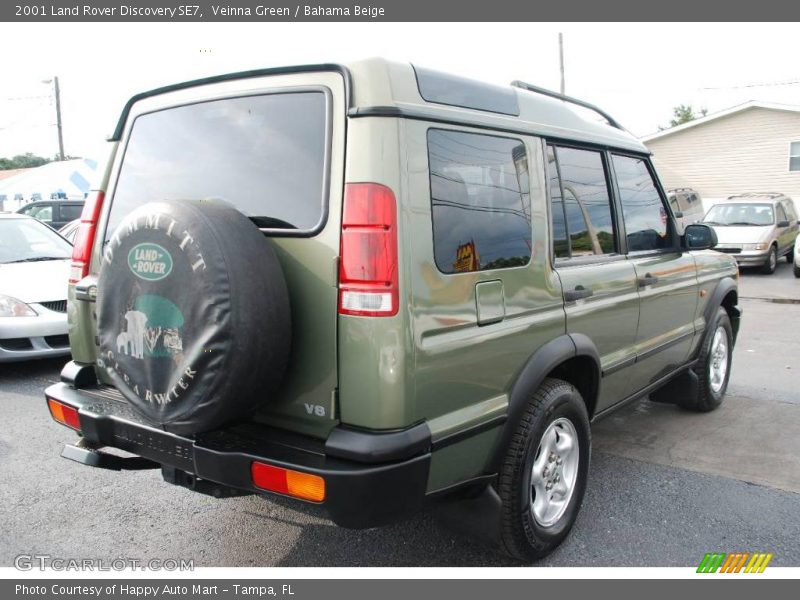 Veinna Green / Bahama Beige 2001 Land Rover Discovery SE7