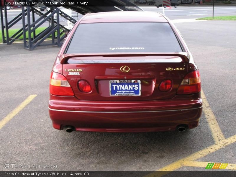 Cinnabar Red Pearl / Ivory 1998 Lexus GS 400