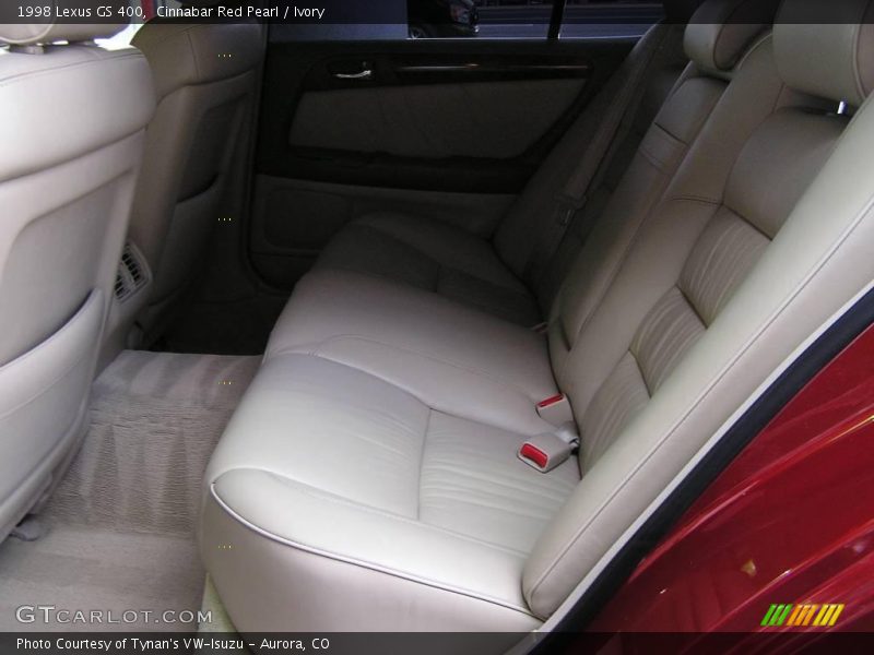 Cinnabar Red Pearl / Ivory 1998 Lexus GS 400