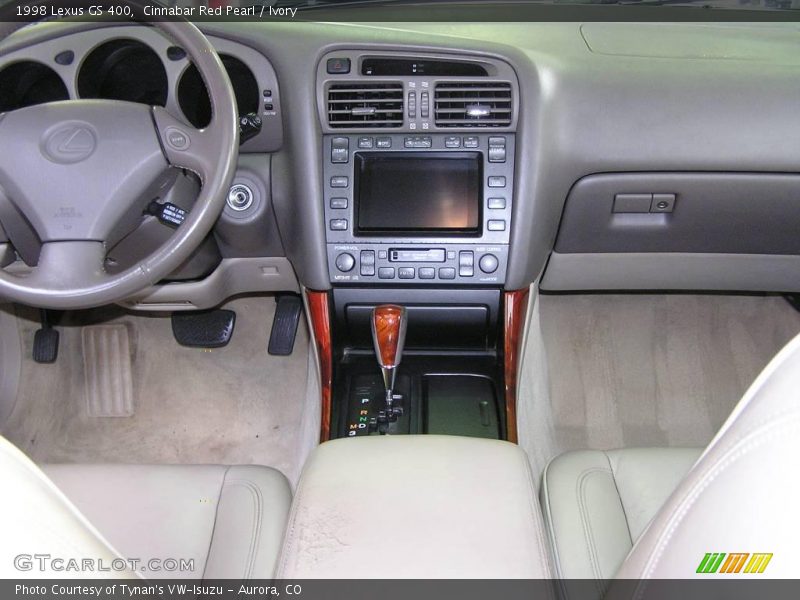 Cinnabar Red Pearl / Ivory 1998 Lexus GS 400