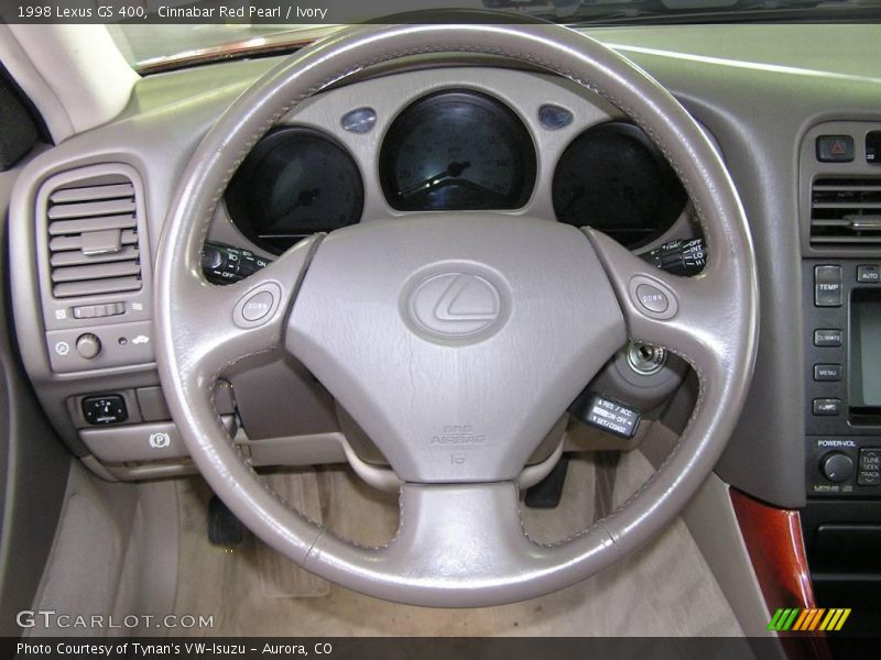 Cinnabar Red Pearl / Ivory 1998 Lexus GS 400