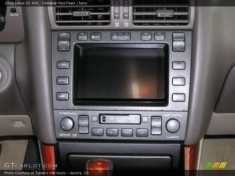 Cinnabar Red Pearl / Ivory 1998 Lexus GS 400