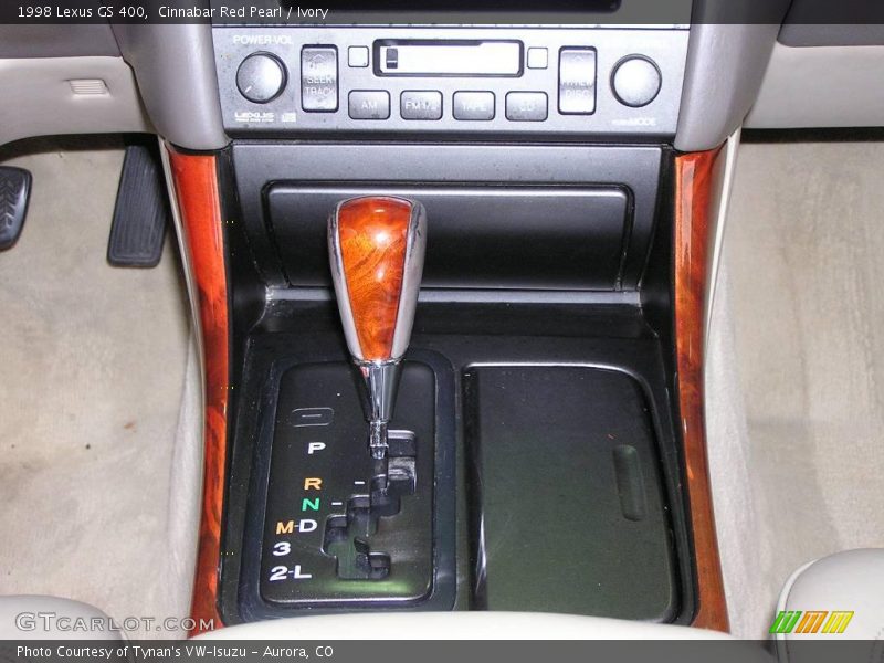 Cinnabar Red Pearl / Ivory 1998 Lexus GS 400