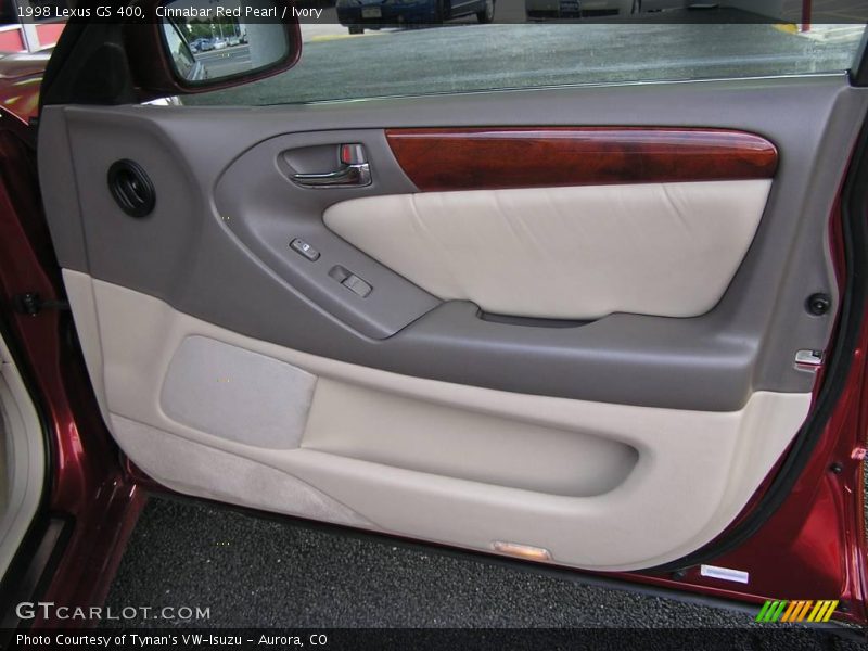 Cinnabar Red Pearl / Ivory 1998 Lexus GS 400