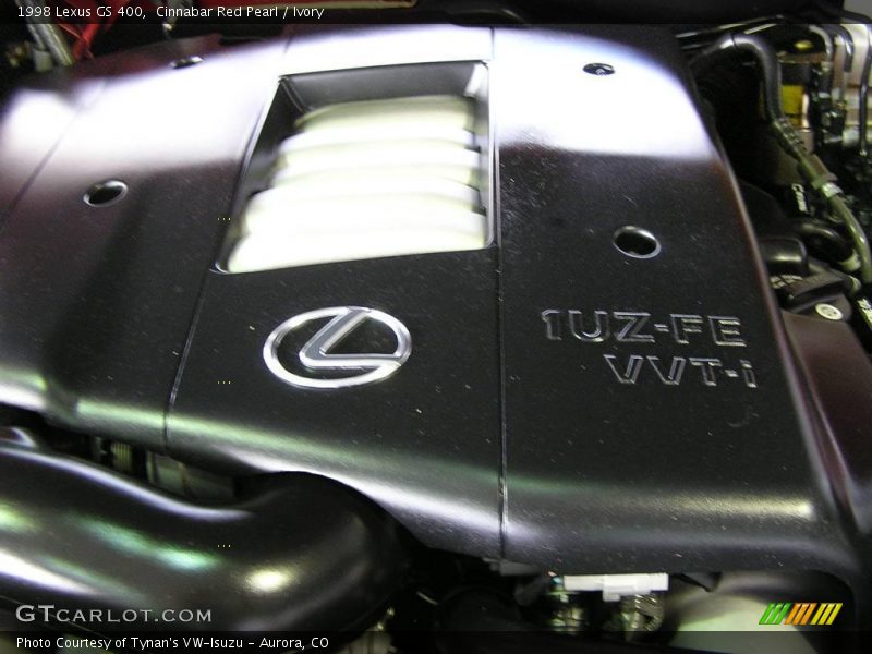 Cinnabar Red Pearl / Ivory 1998 Lexus GS 400