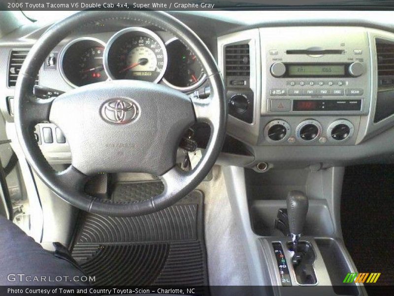 Super White / Graphite Gray 2006 Toyota Tacoma V6 Double Cab 4x4