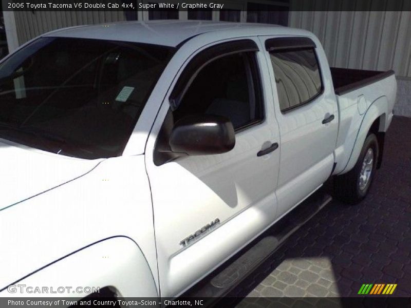 Super White / Graphite Gray 2006 Toyota Tacoma V6 Double Cab 4x4