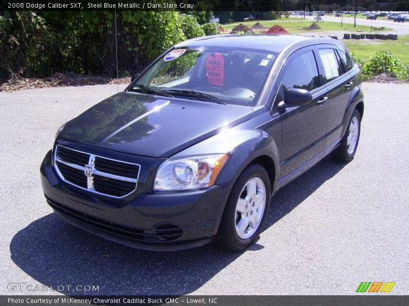 Steel Blue Metallic / Dark Slate Gray 2008 Dodge Caliber SXT