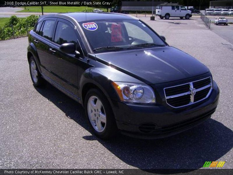 Steel Blue Metallic / Dark Slate Gray 2008 Dodge Caliber SXT