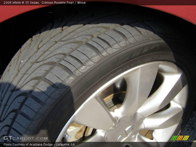 Crimson Roulette Pearl / Wheat 2006 Infiniti M 35 Sedan