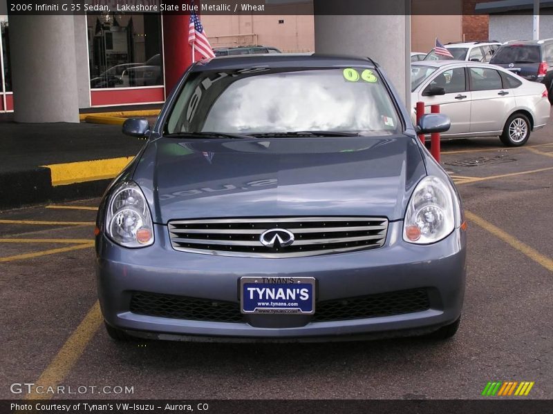 Lakeshore Slate Blue Metallic / Wheat 2006 Infiniti G 35 Sedan