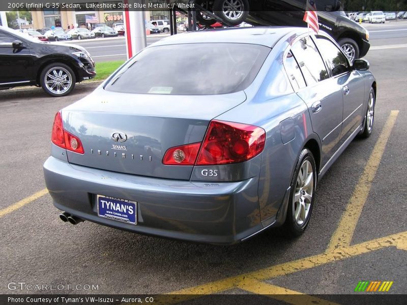 Lakeshore Slate Blue Metallic / Wheat 2006 Infiniti G 35 Sedan