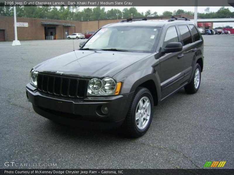 Dark Khaki Pearl / Medium Slate Gray 2006 Jeep Grand Cherokee Laredo
