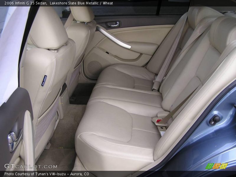 Lakeshore Slate Blue Metallic / Wheat 2006 Infiniti G 35 Sedan