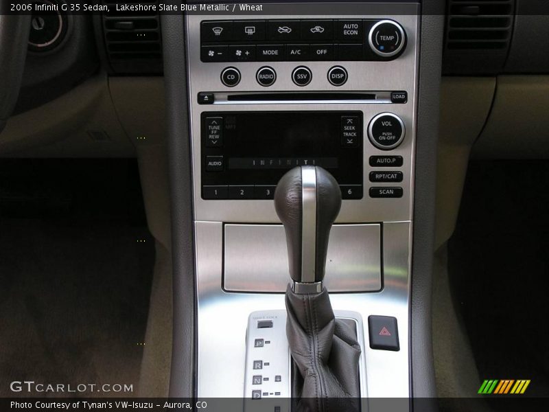 Lakeshore Slate Blue Metallic / Wheat 2006 Infiniti G 35 Sedan